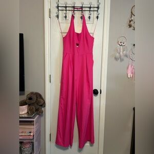 Hot Pink Jumpsuit